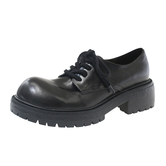 Damen Schnürschuhe mit robustem Blockabsatz und gepolstertem Fußbett EB