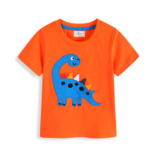 Jungen T-Shirt mit verspieltem Dinosaurier-Motiv EB