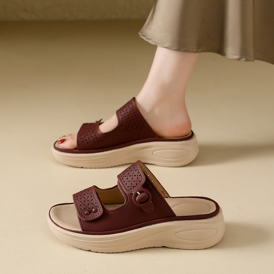 Damen Atmungsaktive Clogs mit modischem Lochdesign und komfortablem Fußbett EB