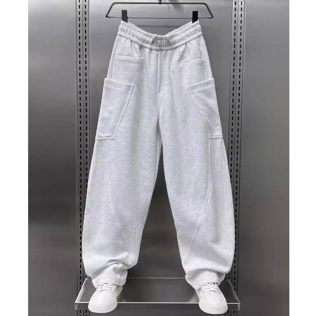 Damen bequeme Sweathose mit Cargo-Taschen EB
