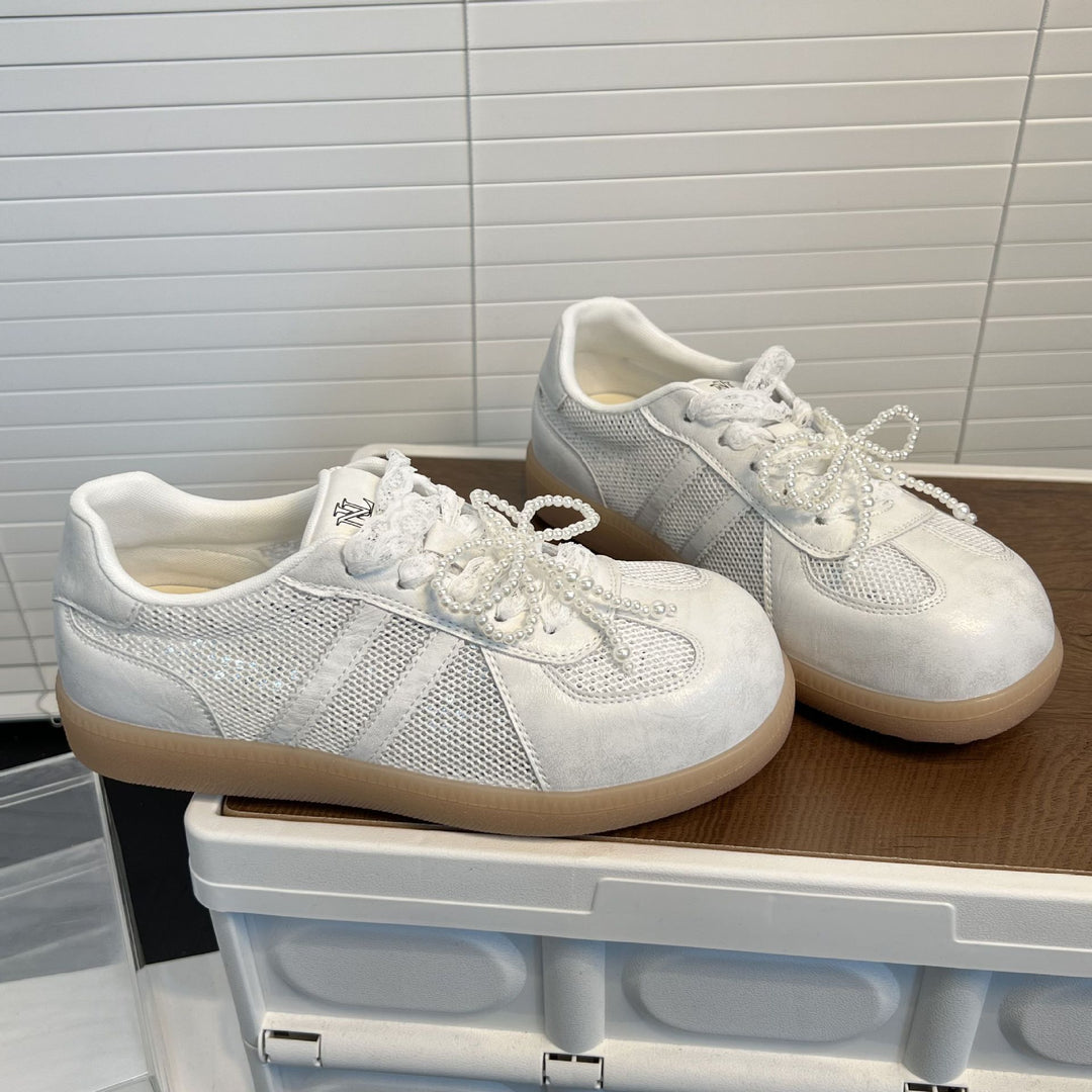 Damen Atmungsaktive Sneakers mit eleganten Details EB