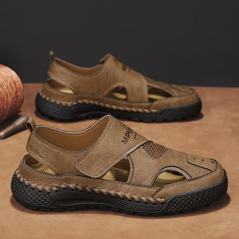 Herren Sandalen mit atmungsaktiver Oberseite und rutschfester Sohle EB