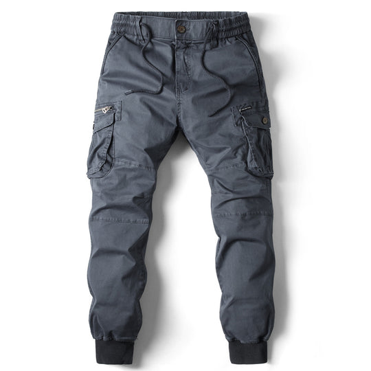 Herren Cargo-Jogginghose mit verstellbarem Bund und praktischen Taschen EB