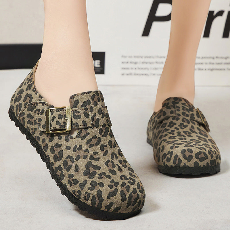 Damen Modische Clogs mit Pferdeschweif-Muster EB