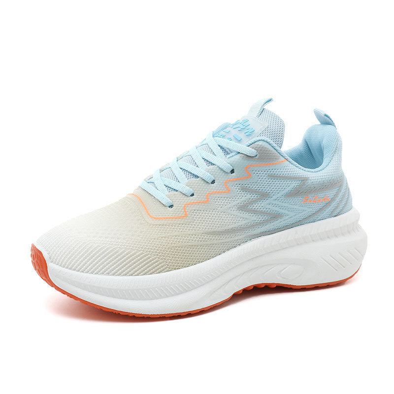 Damen Sportliche Laufschuhe mit atmungsaktivem Mesh-Obermaterial und dämpfender Sohle EB