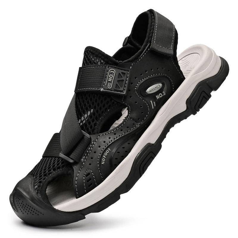 Damen Sportliche Outdoor-Sandalen mit verstellbarem Riemen und rutschfester Sohle EB