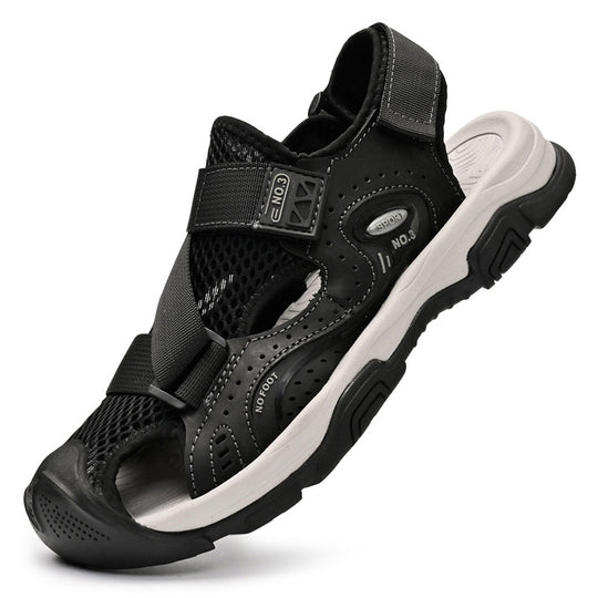 Damen Sportliche Outdoor-Sandalen mit verstellbarem Riemen und rutschfester Sohle EB