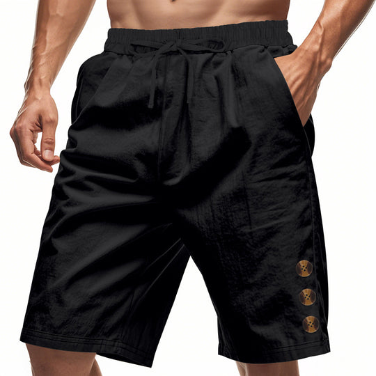 Herren lässige Sport-Shorts mit elastischem Bund und praktischen Seitentaschen EB