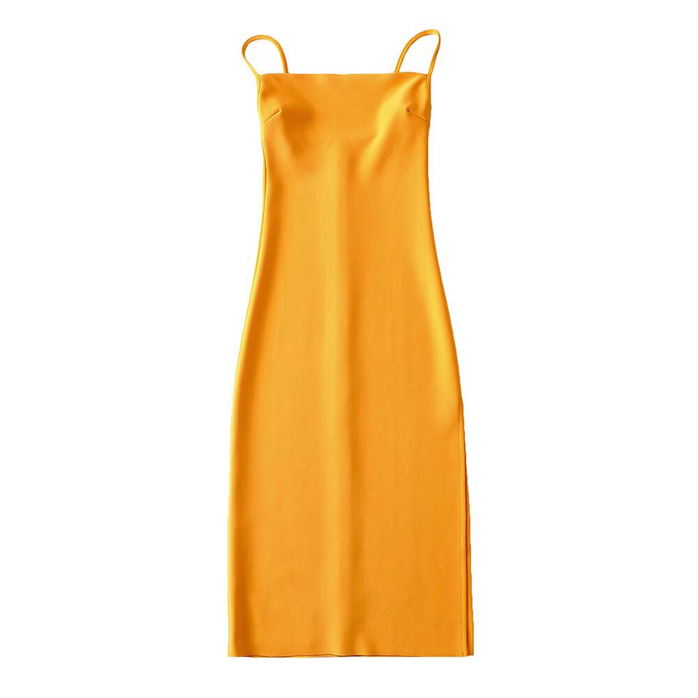 Damen langes Abendkleid mit elegantem Schlitz EB