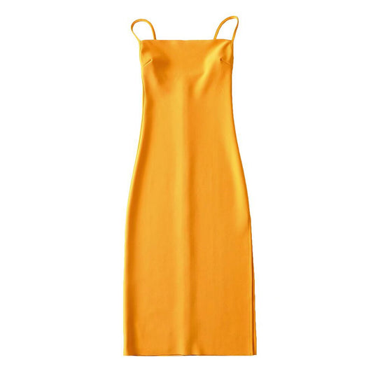 Damen langes Abendkleid mit elegantem Schlitz EB