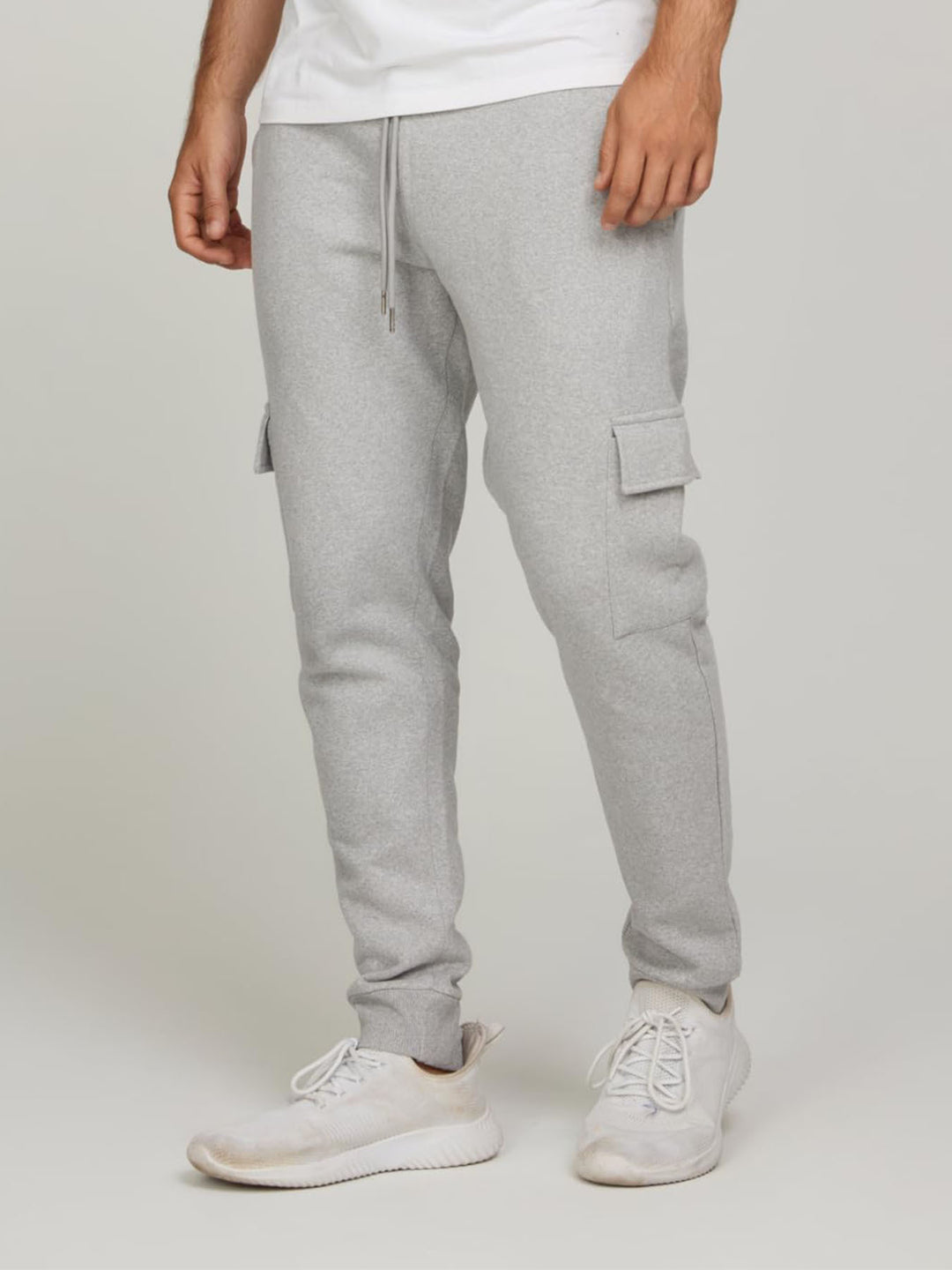 Damen nan schmal geschnittene Cargo-Jogginghose mit ergonomischen Nähten elastischem Komfortbund und aufgesetzter Klappentasche EB