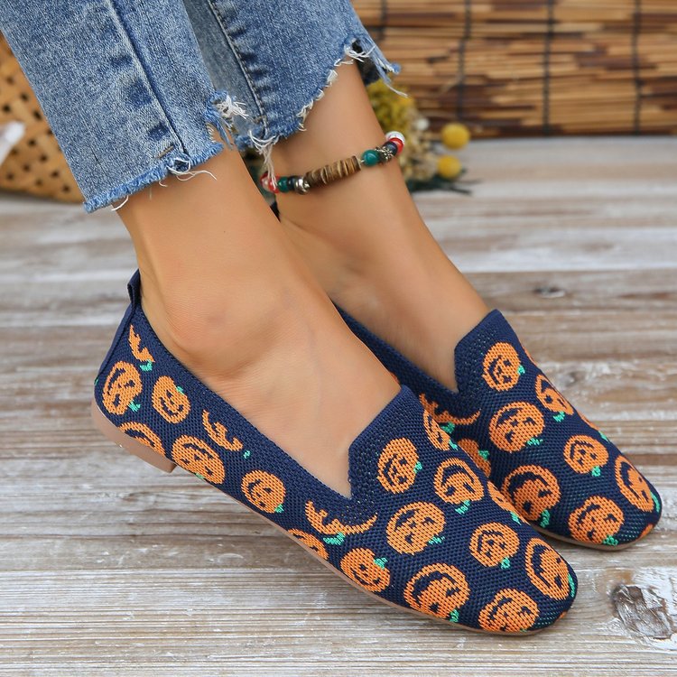 Damen Slip-On Mokassins aus atmungsaktivem Netzmaterial EB