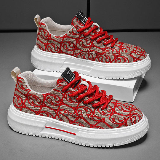 Damen Modische Sneaker mit einzigartigem Muster und dämpfender Sohle EB