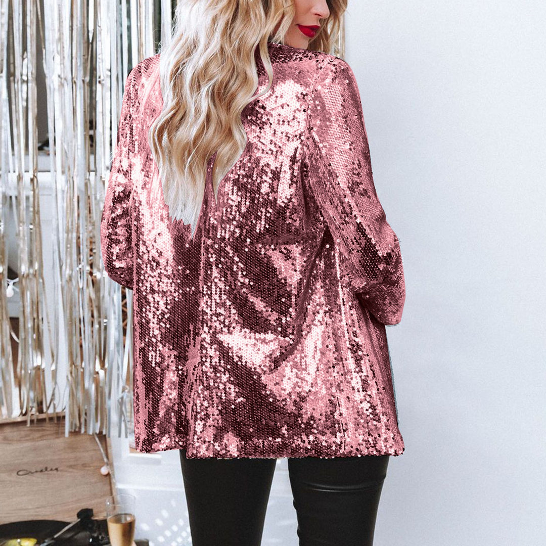 Damen Glitzer Blazer EB