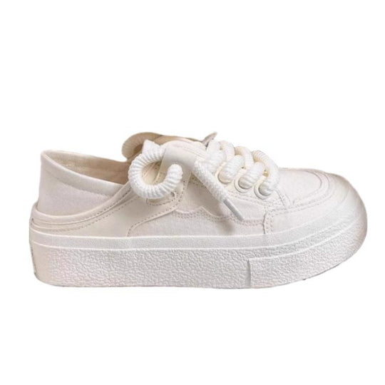 Damen Sportliche Sneakers im minimalistischen Design mit komfortabler Gummisohle EB