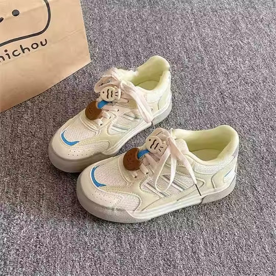 Damen Sportliche Sneaker mit atmungsaktiver Obermaterialstruktur EB