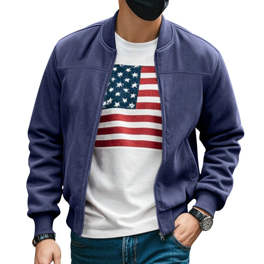 Herren Sweatjacke mit praktischem Reißverschluss und modischem Design EB