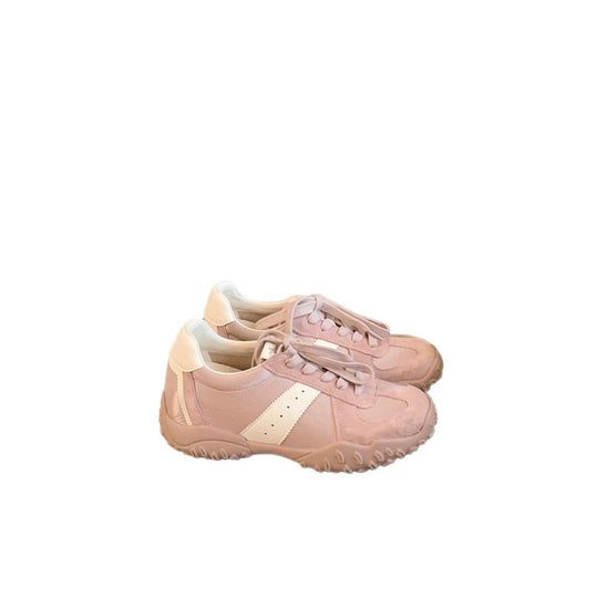 Damen sportliche Sneakers mit atmungsaktivem Obermaterial und rutschfester Sohle EB