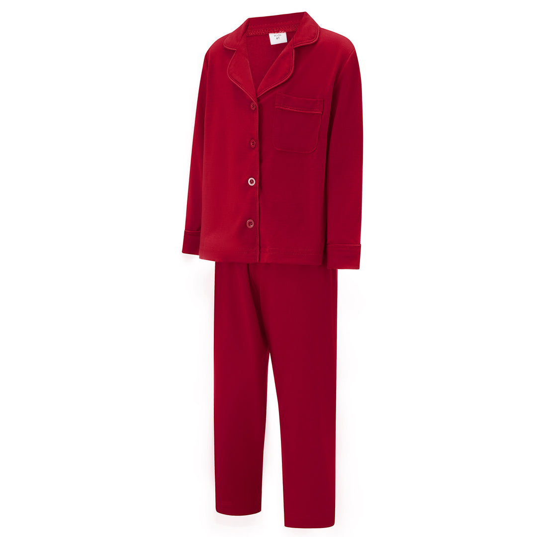 Damen Pyjama mit festlichem Design EB