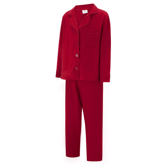 Damen Pyjama mit festlichem Design EB