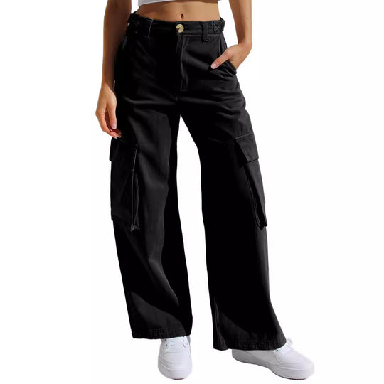 Damen Cargo-Hose mit praktischen Seitentaschen und lässigem Schnitt EB