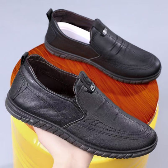 Damen elegante Slipper aus hochwertigem Leder EB