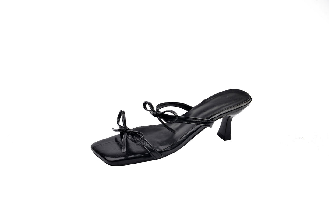 Damen Elegante Slingback-Pumps mit dekorativem Knoten-Design und modischem Absatz EB