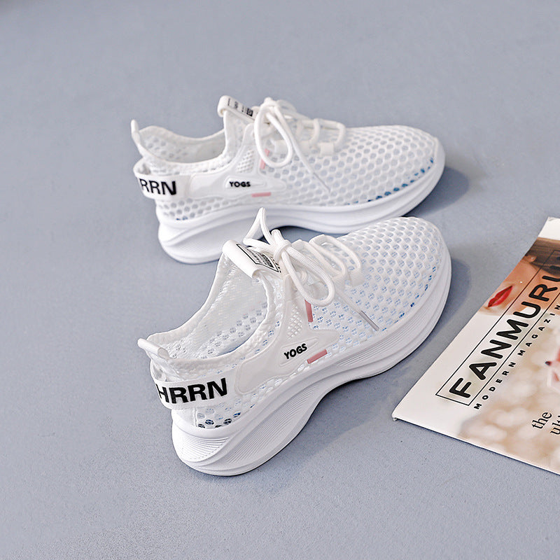 Damen Sneakers mit atmungsaktiver Netzstruktur und dämpfender Sohle EB