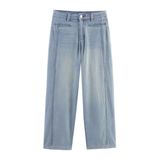 Damen weit geschnittene Jeans EB