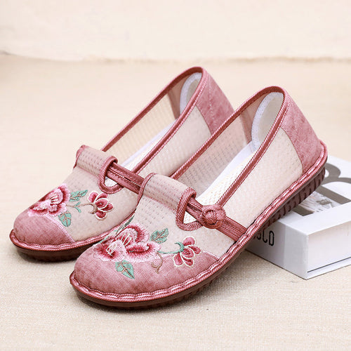 Damen Traditionelle bestickte Hausschuhe EB