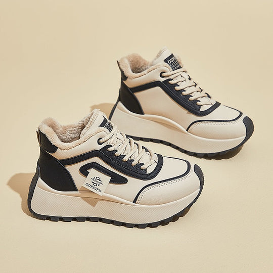 Damen Sneaker mit warmem Futter und rutschfester Sohle EB