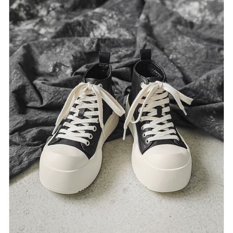 Damen Hohe Sneakers mit robustem Plateau und sportlichem Design EB
