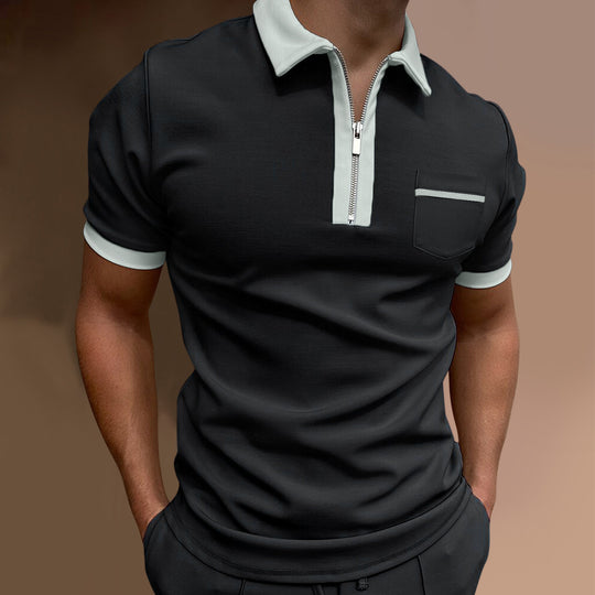 EB | Schmal geschnittenes Taschen-Poloshirt
