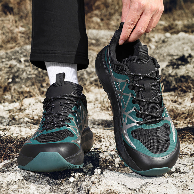 Herren Outdoor-Hiking-Sneaker mit rutschfester Profilsohle und atmungsaktivem Obermaterial EB
