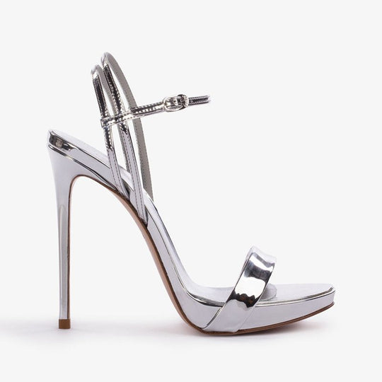 Damen elegante High Heel Sandalen mit verstellbarem Riemendesign EB