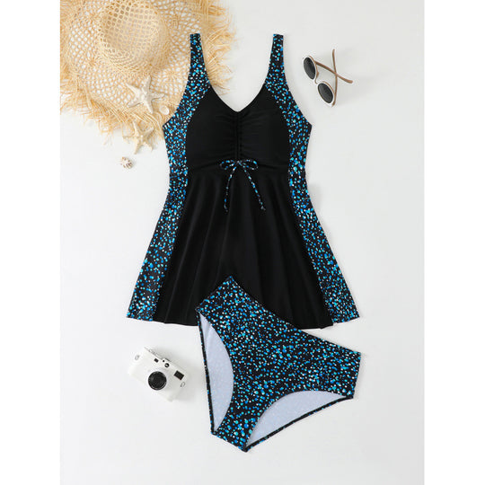 Damen Strandkleid Badeanzug EB