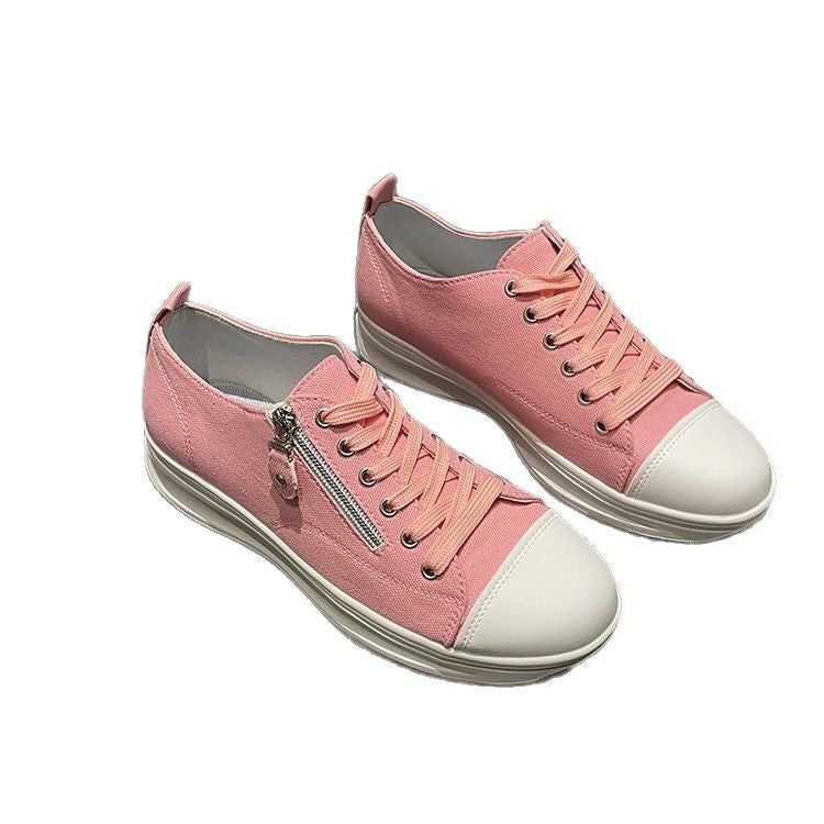 Damen modische Sneakers mit praktischem Reißverschluss und atmungsaktivem Obermaterial EB