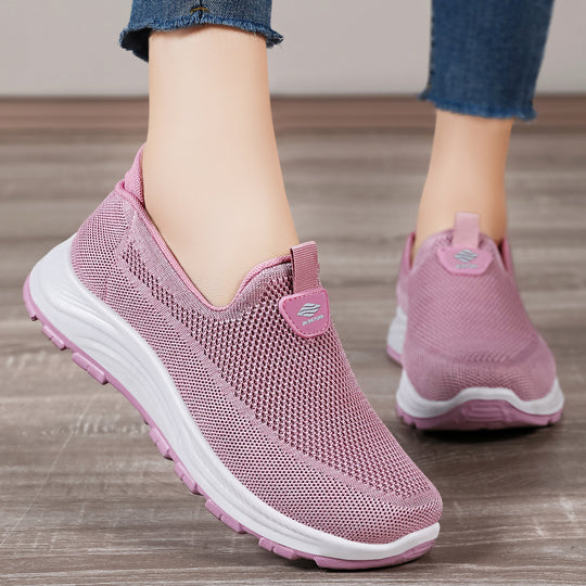 Damen Leichte und atmungsaktive Freizeitschuhe mit elastischem Einsatz EB