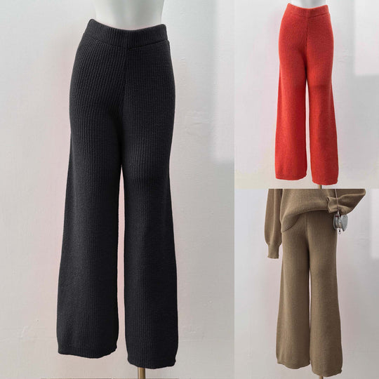 Damen weite Strickhose EB