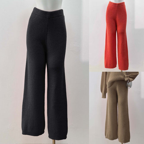 Damen weite Strickhose EB