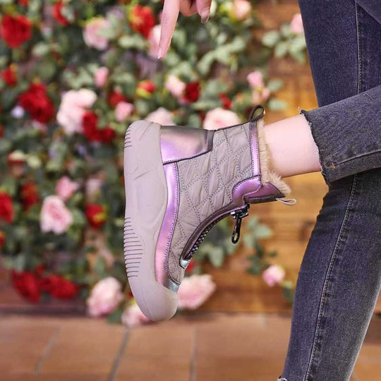 Damen Komfortable und eleganten Winterstiefel EB