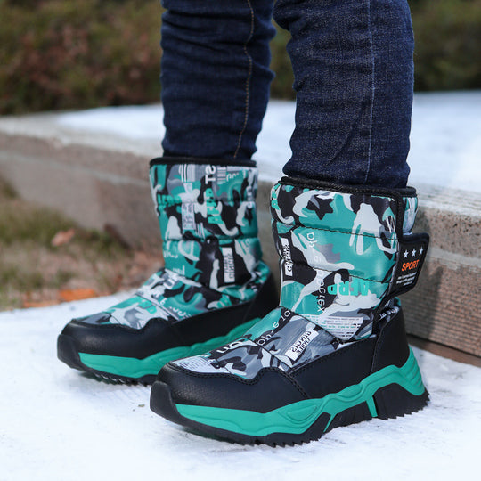 Damen Sportliche Winterstiefel mit rutschfester Sohle und isolierendem Futter EB