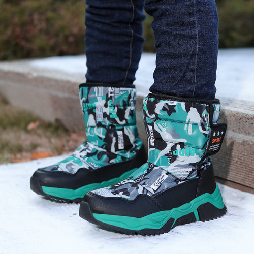 Damen Sportliche Winterstiefel mit rutschfester Sohle und isolierendem Futter EB