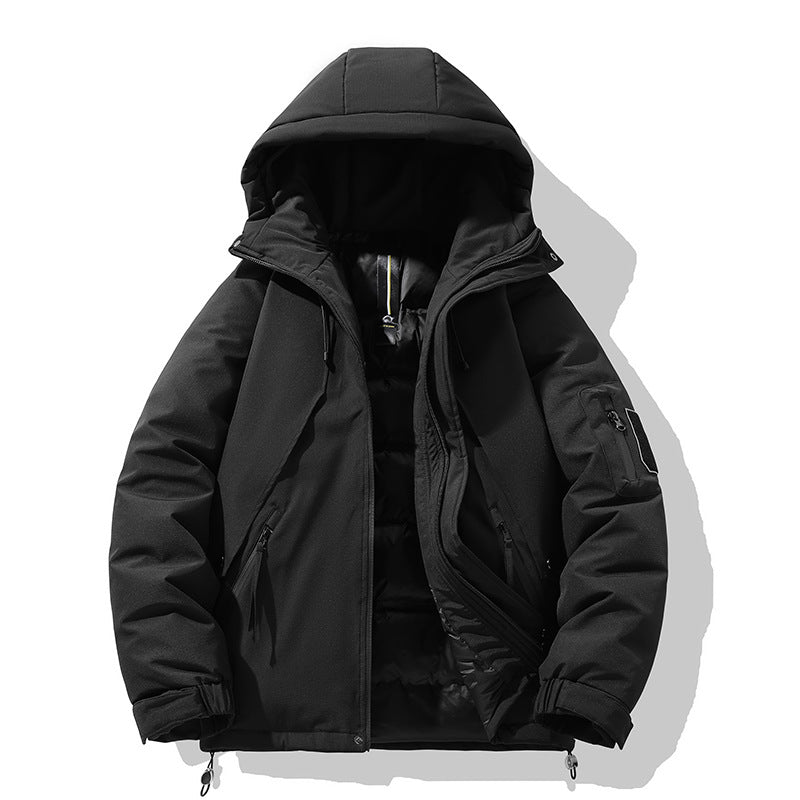 Damen isolierte Multifunktionsjacke mit verstellbarem Kapuzensystem und praktischen Taschen EB