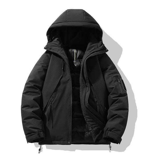 Damen isolierte Multifunktionsjacke mit verstellbarem Kapuzensystem und praktischen Taschen EB