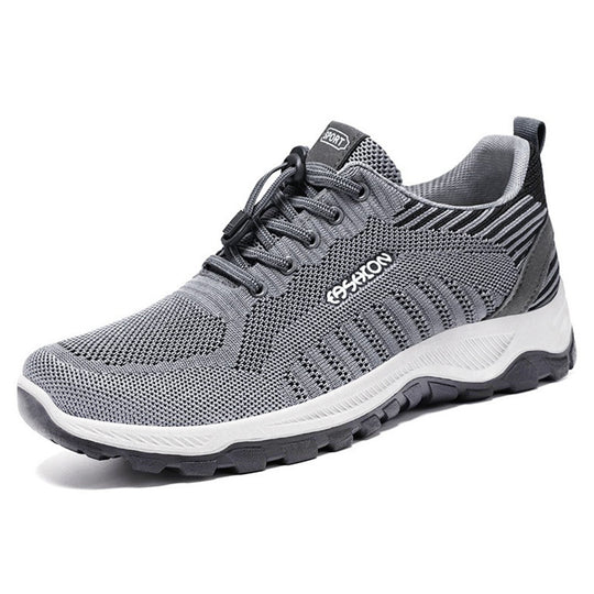 Herren nan flexible Mesh-Trailrunner mit stoßdämpfender EVA-Zwischensohle, Schnellzug-Schnürung und griffiger Outdoor-Profilsohle EB