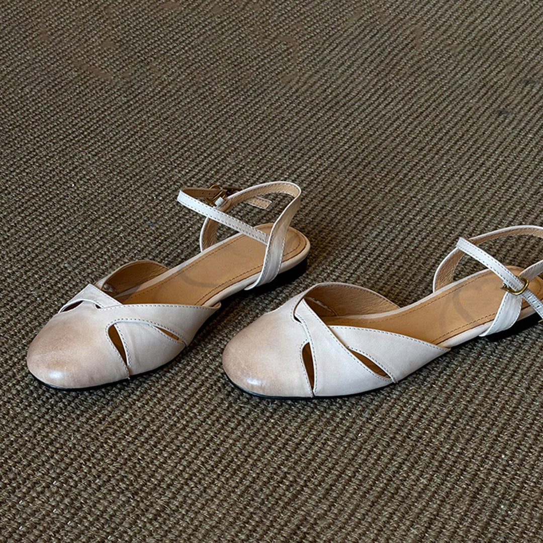 Damen Slingback Ballerinas mit elegantem Riemendesign und komfortabler Passform EB