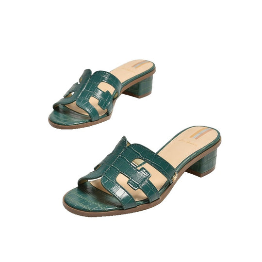 Damen modische Sandalen mit elegantem Blockabsatz EB