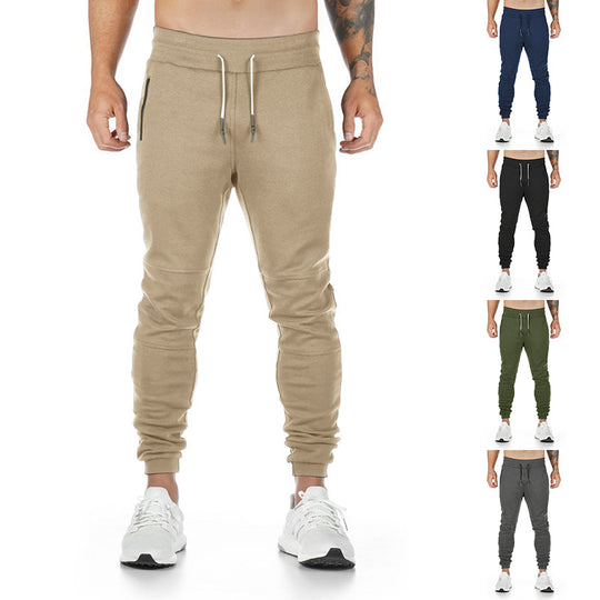 Herren Tapered-Sweat-Jogger mit Knie‑Paneel, verdeckten Reißverschlusstaschen & Komfortbund EB