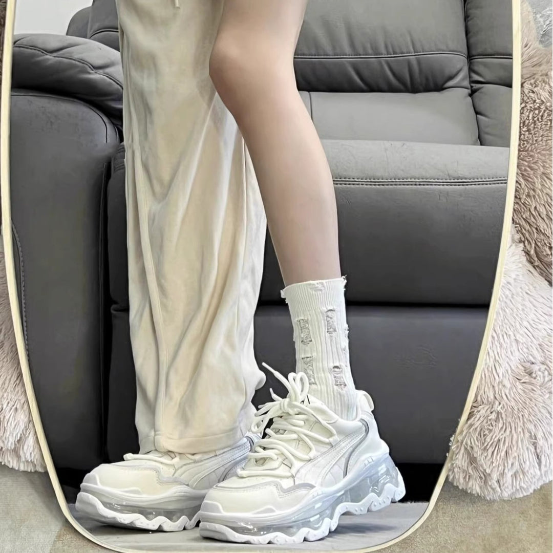 Damen Sportschuhe mit luftgepolsterter Sohle und atmungsaktivem Obermaterial EB